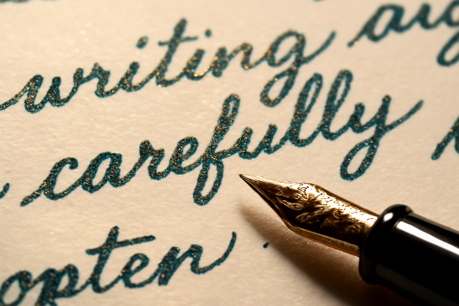 Shimmer and Sheen Inks: Beautiful but Here Is What They Do to Your Pen