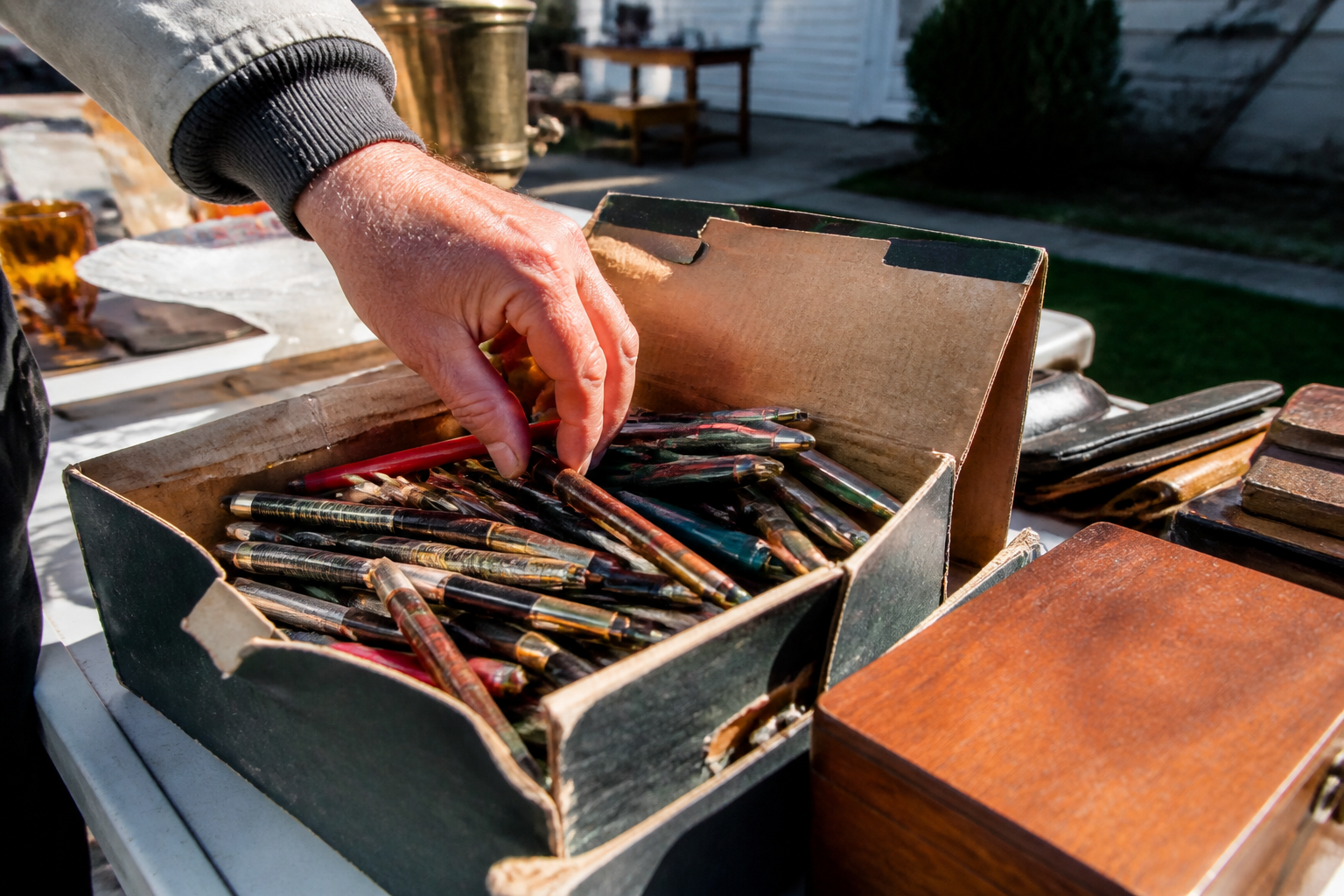 A Shoebox of Pens at a Garage Sale: How I Sort Treasure From Junk in Five Minutes