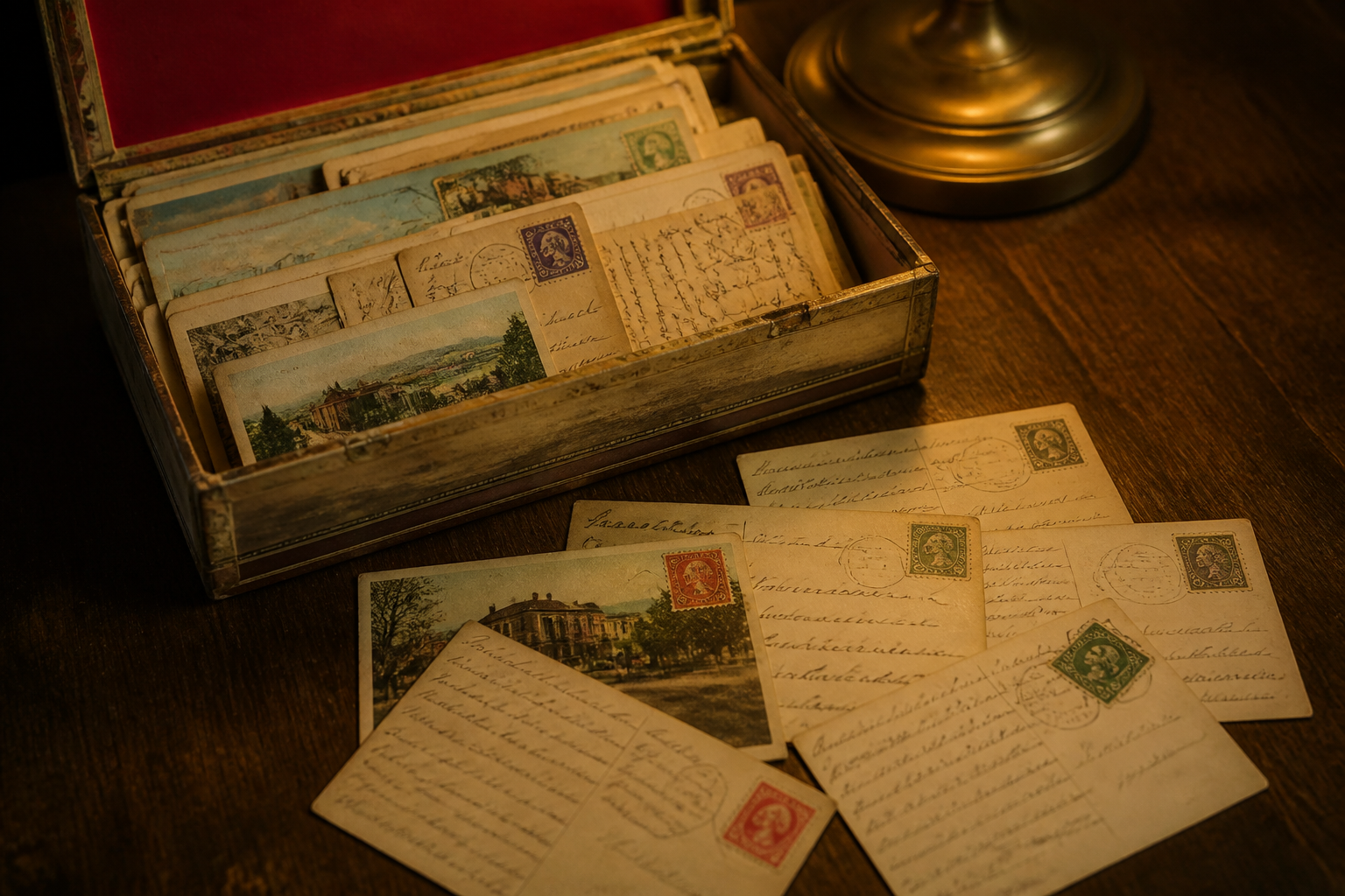 The Box of 1950s Postcards I Bought at an Estate Sale and What They Taught Me About Writing Short