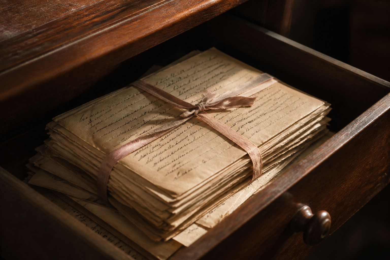 The Letters in My Grandmother's Desk: What Seventy-Year-Old Ink Taught Me About Paper